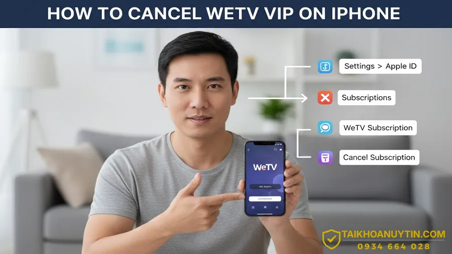 Hủy VIP WeTV có ảnh hưởng đến tài khoản không