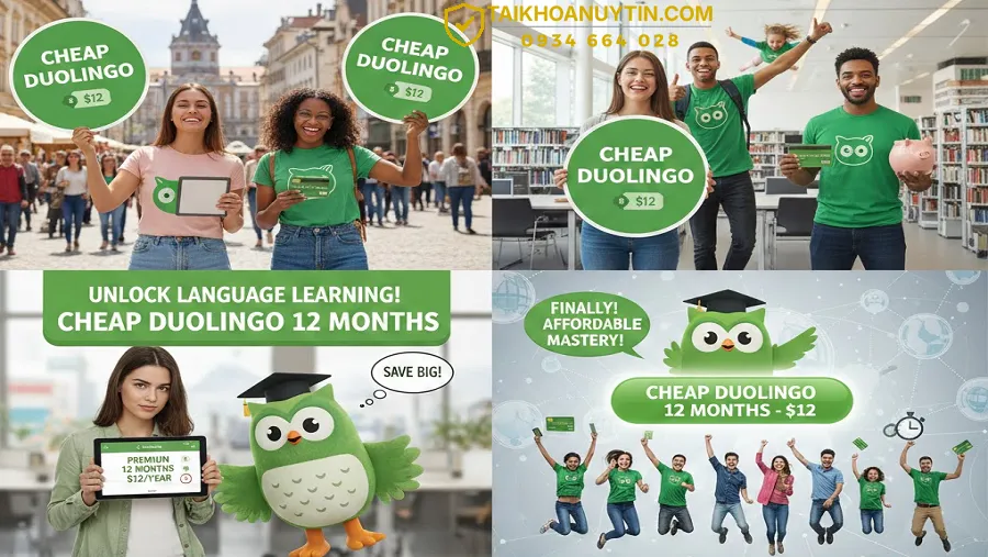 Mua Duolingo Giá Rẻ 12 Tháng – Học Duolingo Tiếng Anh Hiệu Quả
