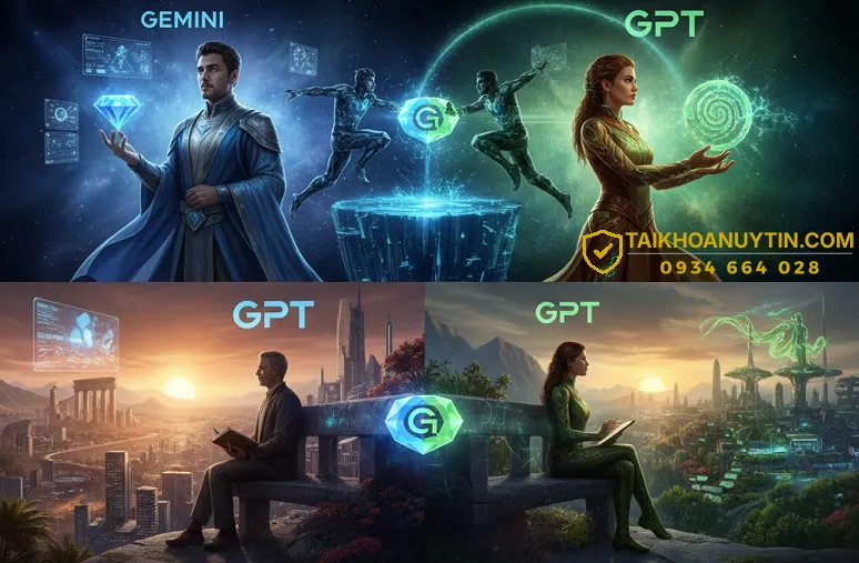 Gemini GPT là gì? So sánh Gemini và GPT chi tiết từ góc nhìn chuyên gia AI