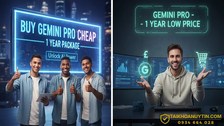 Lưu ý khi mua tài khoản Gemini Pro giá rẻ