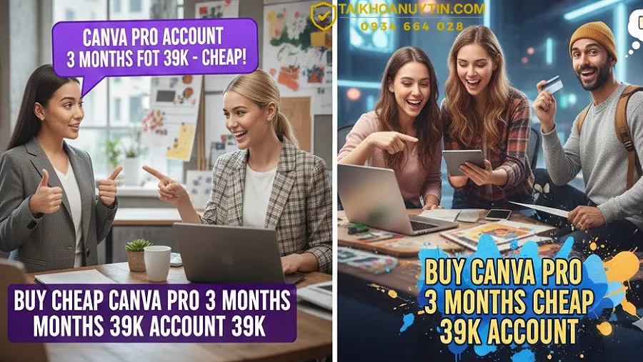 Quy trình mua tài khoản Canva tại Taikhoanuytin.com