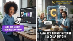 Mua tài khoản Canva Pro gói 3 tháng giá rẻ chỉ 39K – Thiết kế chuyên nghiệp, tiết kiệm tối đa
