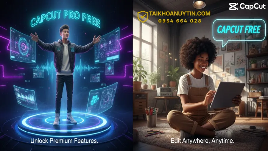 Mua tài khoản CapCut Pro ở đâu uy tín?