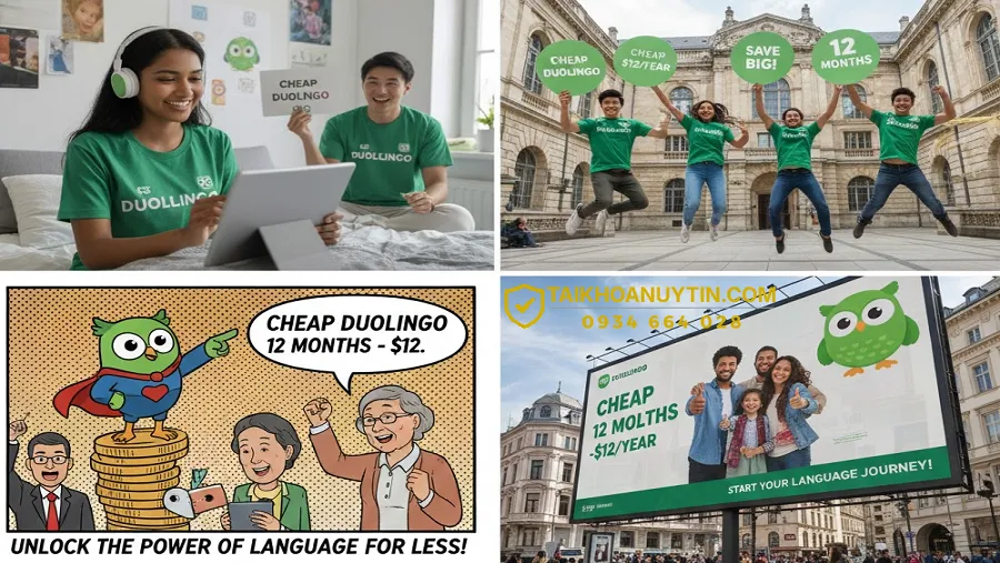 Các tính năng nổi bật khi mua tài khoản Duolingo tiếng Anh