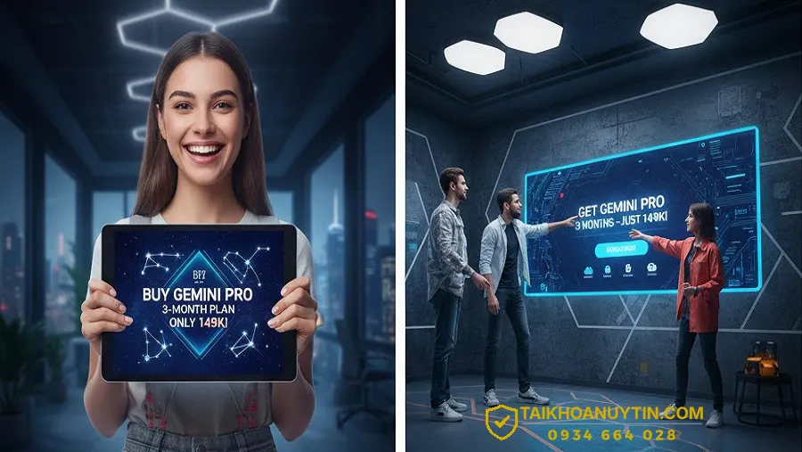 Mua Gemini Pro Giá Rẻ Gói 3 Tháng Chỉ Có 149k