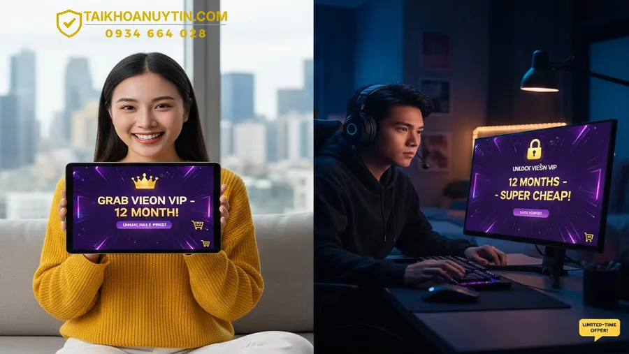 Mua gói VieON VIP giá rẻ 12 tháng ở đâu uy tín?