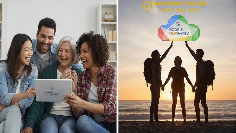 Hướng dẫn mua Google One Family an toàn