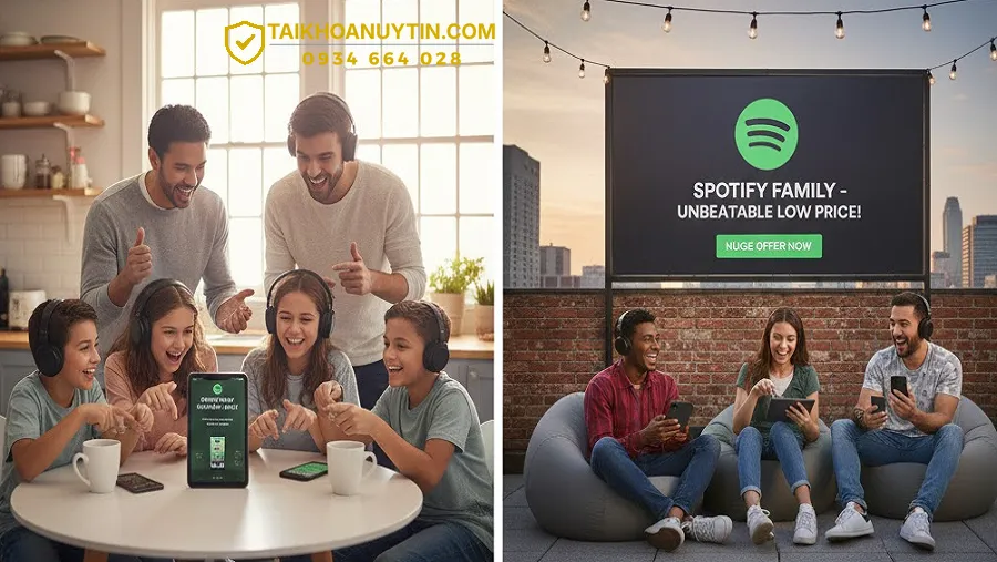Mua Spotify Family Giá Rẻ – Giải Pháp Nghe Nhạc Premium Cho Cả Gia Đình