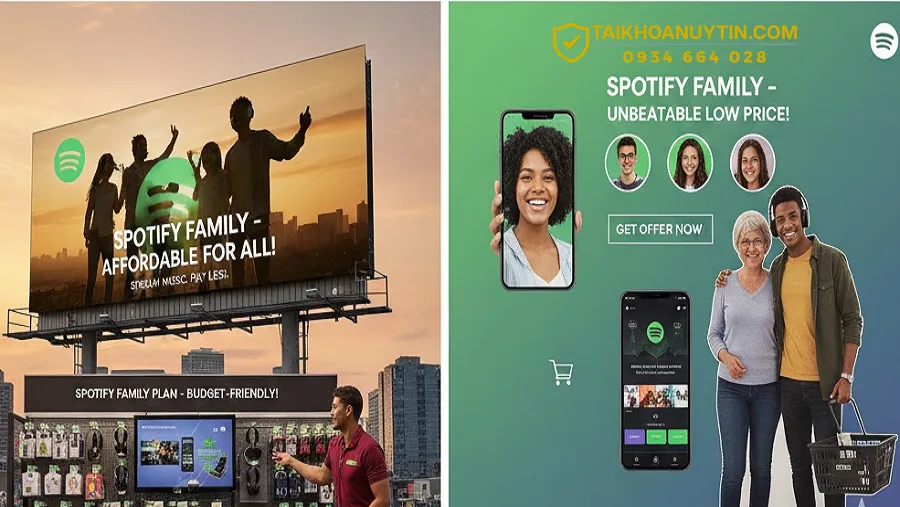 Quy trình mua Spotify Family tại Taikhoanuytin.com