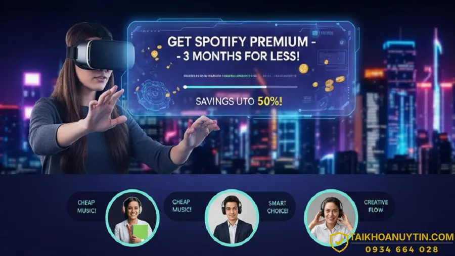 Mua Spotify Premium giá rẻ gói 3 tháng tại Taikhoanuytin.com có gì khác biệt?
