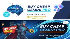 Gemini AI Giá Rẻ nhất thị trường – Mua Gemini Pro & 2.5 Pro