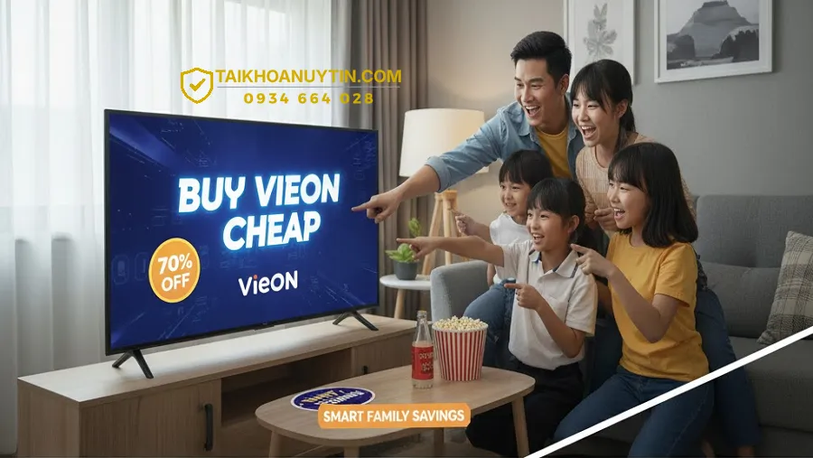 Tài khoản VieON VIP giá rẻ có an toàn không?