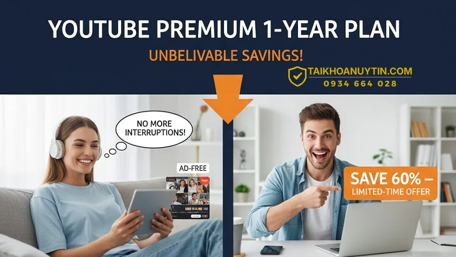 Các loại gói YouTube Premium phổ biến hiện nay