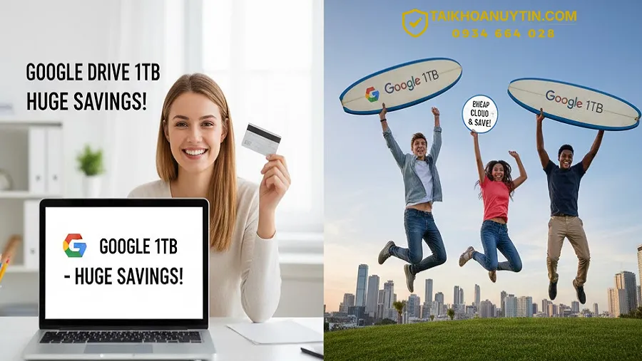So sánh Google One 1TB và Google One 2TB