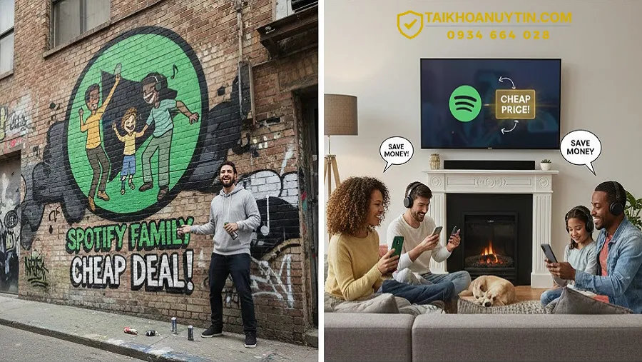 So sánh Spotify Family với các gói Spotify khác