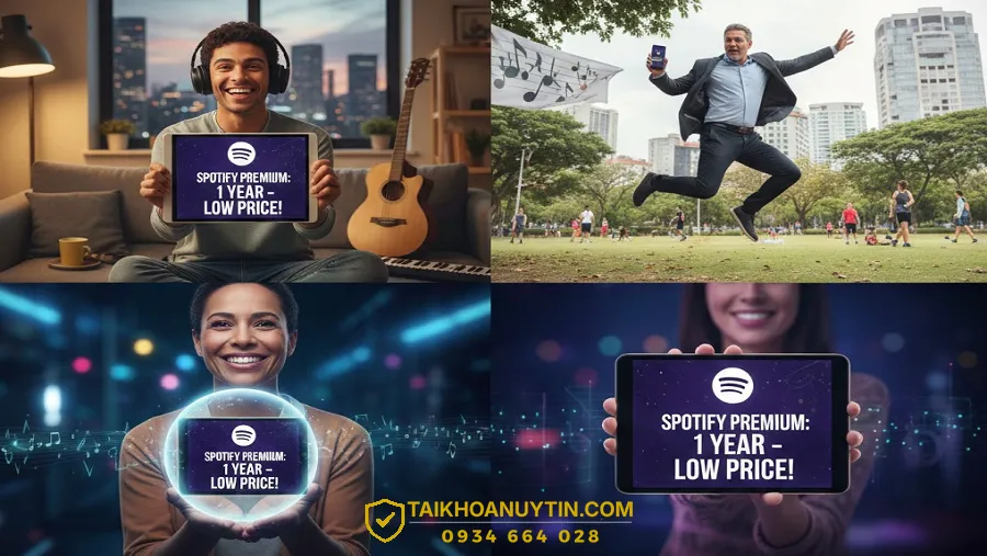 Các hình thức Spotify Premium phổ biến hiện nay