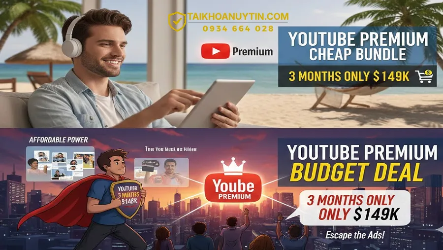 Mua Tài Khoản Youtube Premium Giá Rẻ Có An Toàn Không?