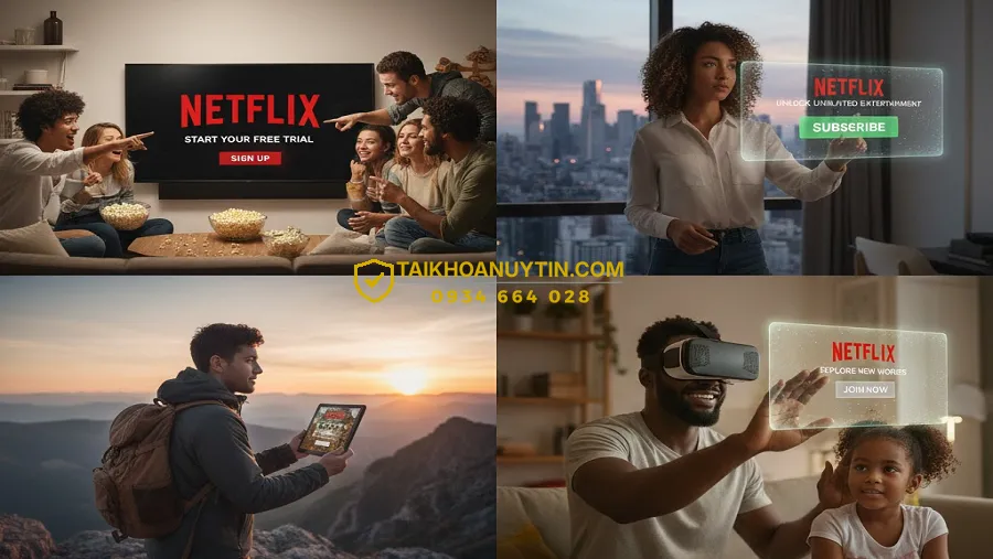 Hướng dẫn sử dụng Netflix account sau khi mua