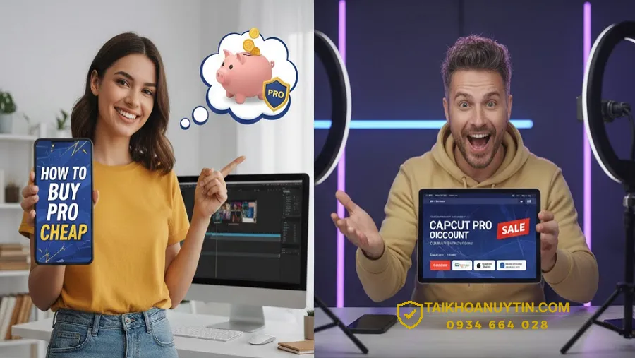 Cách mua CapCut Pro giá rẻ Chỉ 49K/tháng an toàn và hiệu quả