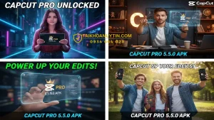 CapCut Pro 5.5.0 APK | So Sánh APK Và Tài Khoản CapCut Pro Chính Hãng