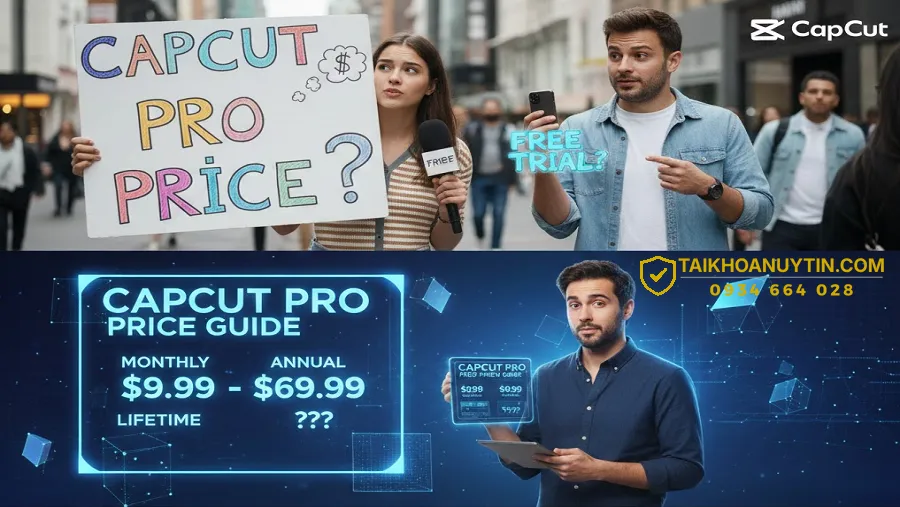 Lưu ý quan trọng khi mua CapCut Pro và tài khoản CapCut Pro