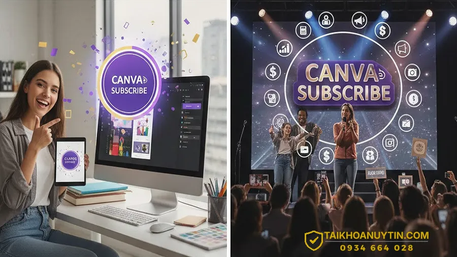 Các hình thức mua Canva Pro phổ biến hiện nay
