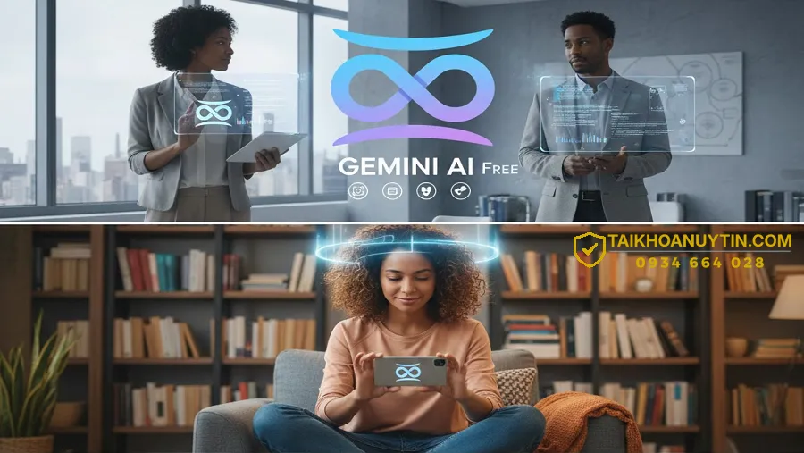 Gemini AI Free – Trải Nghiệm AI Google Miễn Phí & Nâng Cấp Pro