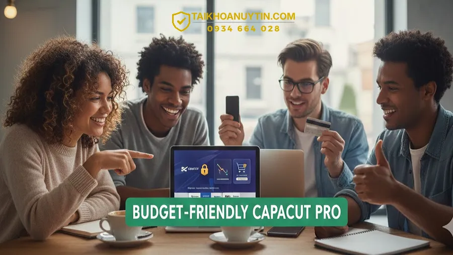 Mua tài khoản CapCut Pro dùng chung