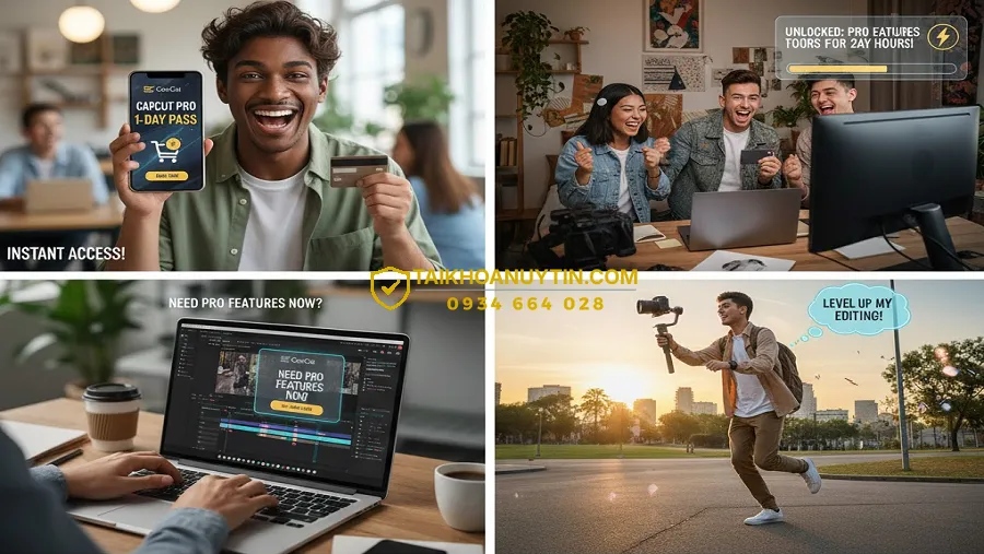 Những Lưu Ý Quan Trọng Khi Mua CapCut Pro 1 Ngày