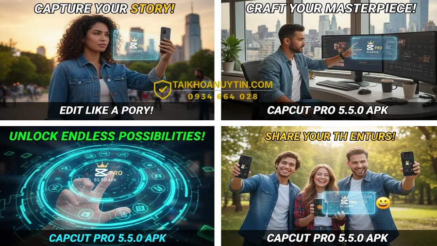 So sánh CapCut Pro APK và CapCut Pro chính hãng