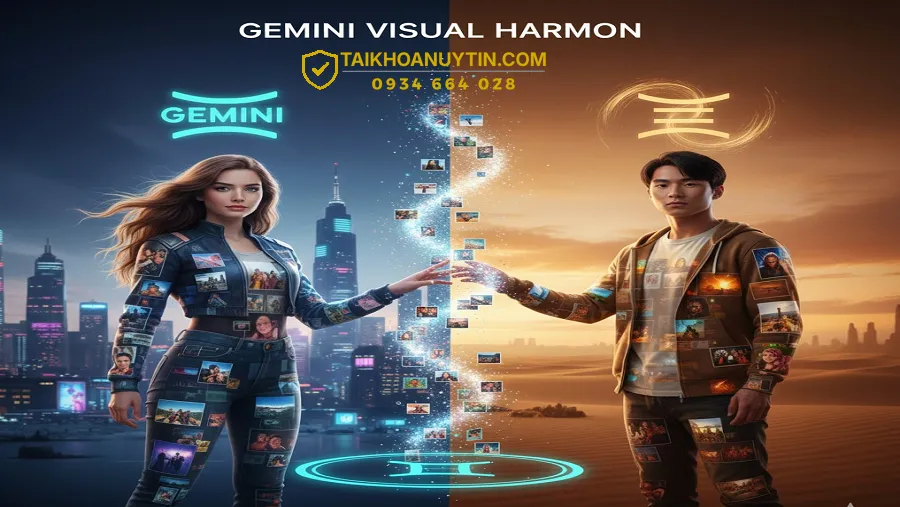 Sự khác biệt giữa Gemini miễn phí và Gemini Pro khi ghép ảnh