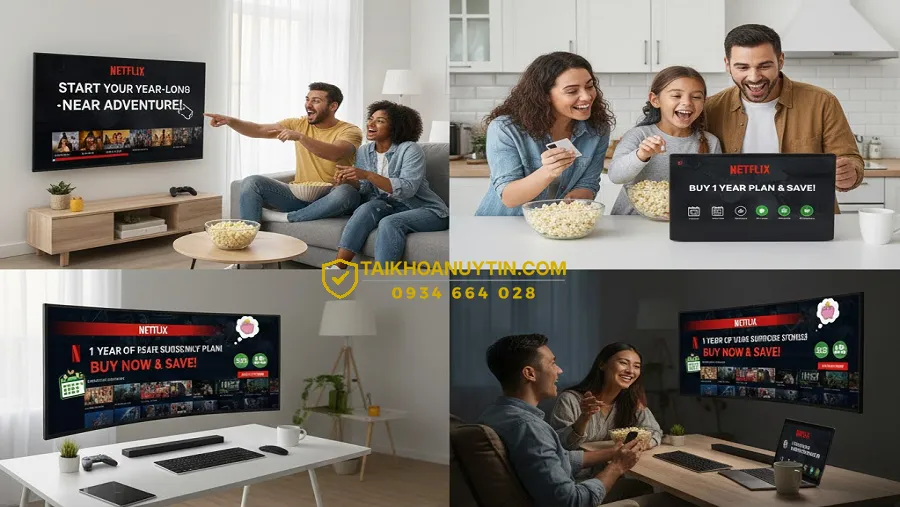 Quy Trình Mua Netflix 1 Năm Giá Rẻ 799K