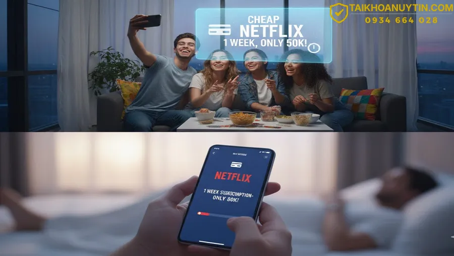 Cách Mua Netflix 1 Tuần Giá Rẻ Nhanh Chóng
