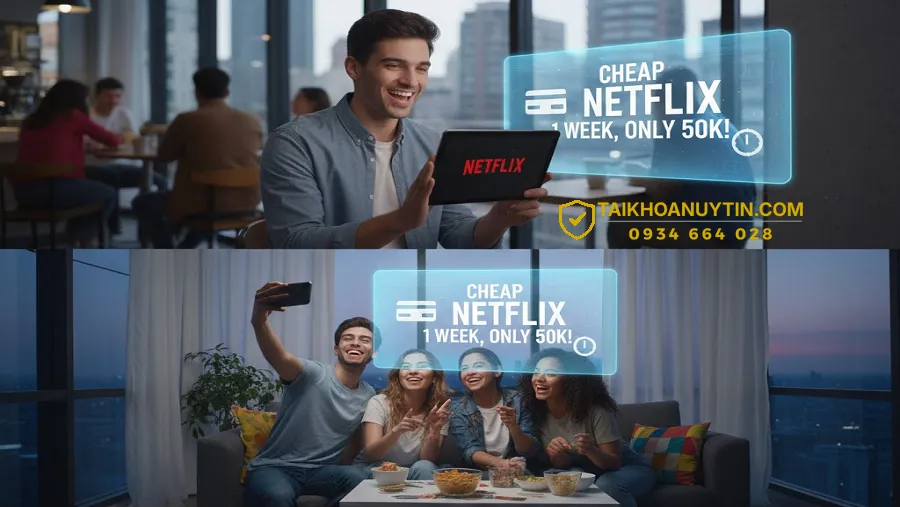 Netflix 1 Tuần Giá Rẻ 50K – Xem Phim Premium Tiết Kiệm