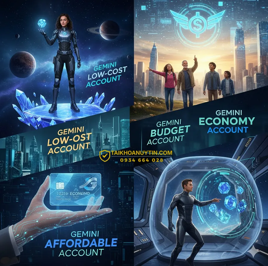 Lưu ý quan trọng khi mua tài khoản Gemini giá rẻ