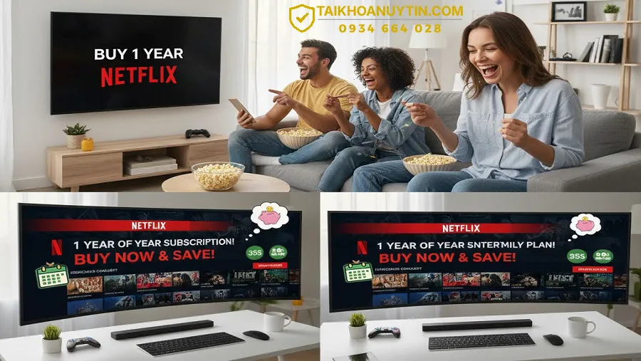 Mua Netflix 1 Năm Giá Rẻ 799K – Tài Khoản Netflix Premium Uy Tín