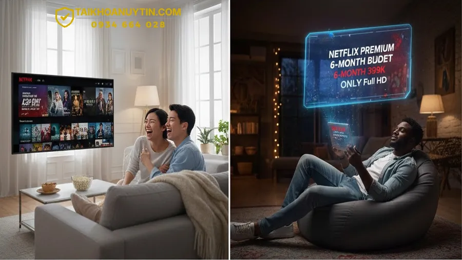 Netflix Premium 6 tháng phù hợp với ai