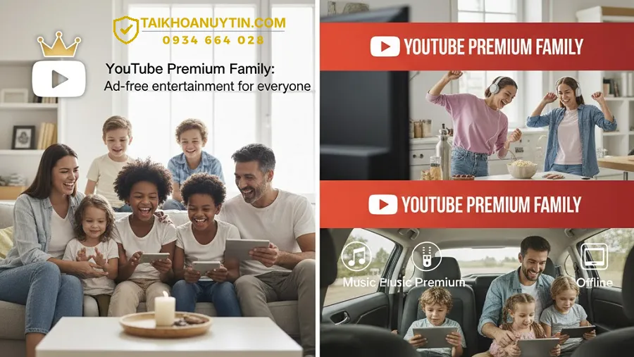 Tài khoản YouTube Premium Family có an toàn không?