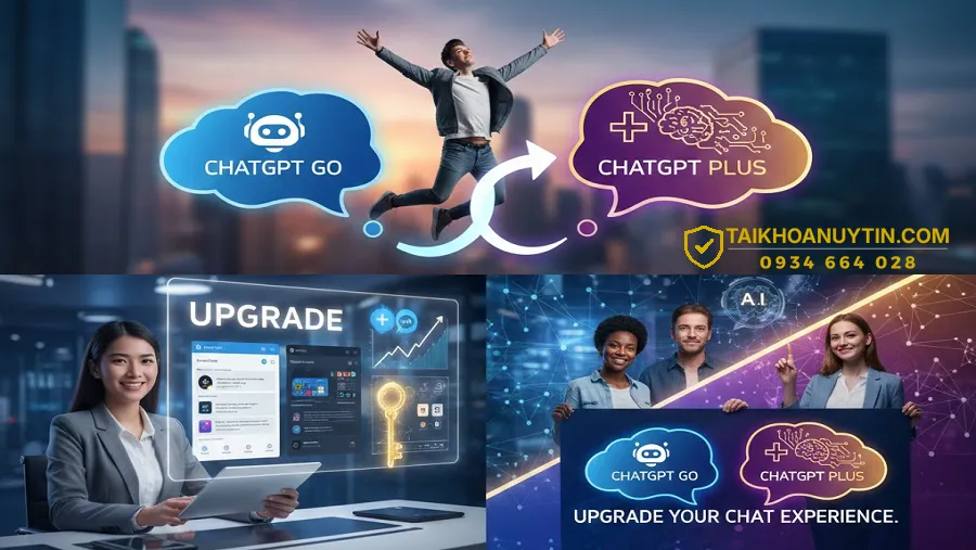 Nâng cấp ChatGPT Go, ChatGPT Plus giá rẻ chỉ từ 25k