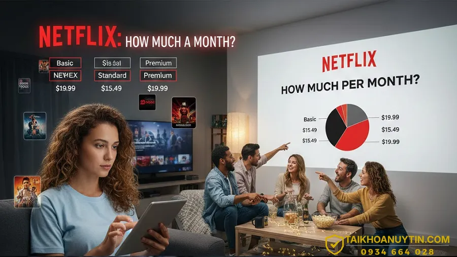 Netflix bao nhiêu 1 tháng? Giá chỉ 79k/tháng mới nhất