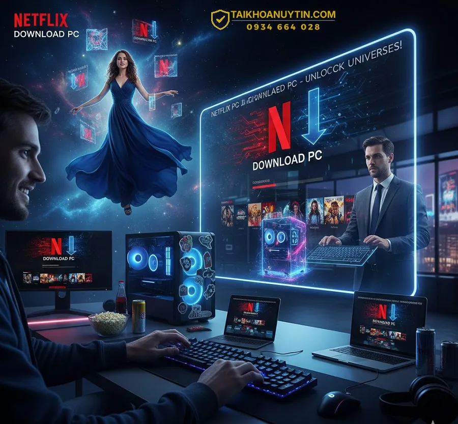 Netflix download PC là gì và vì sao nhiều người tìm kiếm?