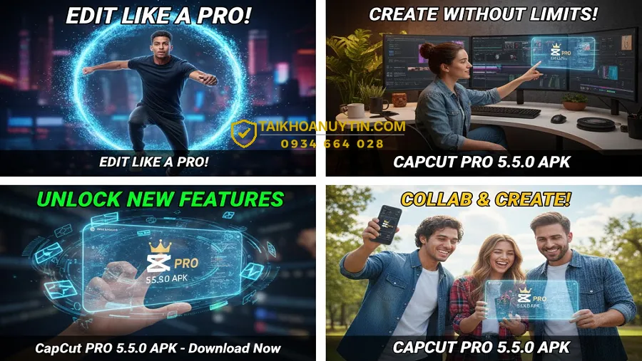 Ưu điểm khi sử dụng CapCut Pro 5.5.0 APK