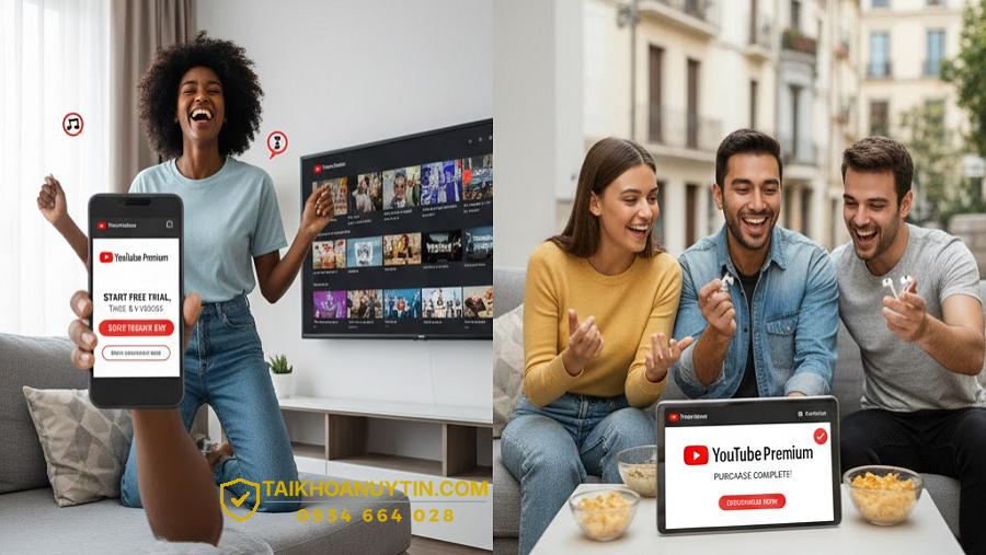Các gói YouTube Premium phổ biến hiện nay