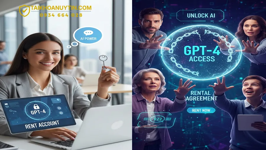 Thuê tài khoản Chat GPT 4 giá rẻ | Dùng GPT-4 ổn định, tiết kiệm chi phí