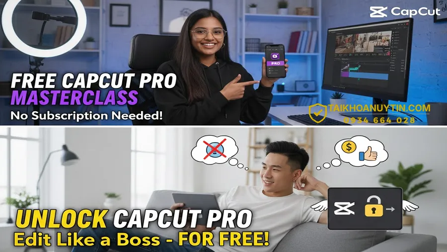 Cách Sử Dụng CapCut Pro Miễn Phí 2026 An Toàn Và Hiệu Quả