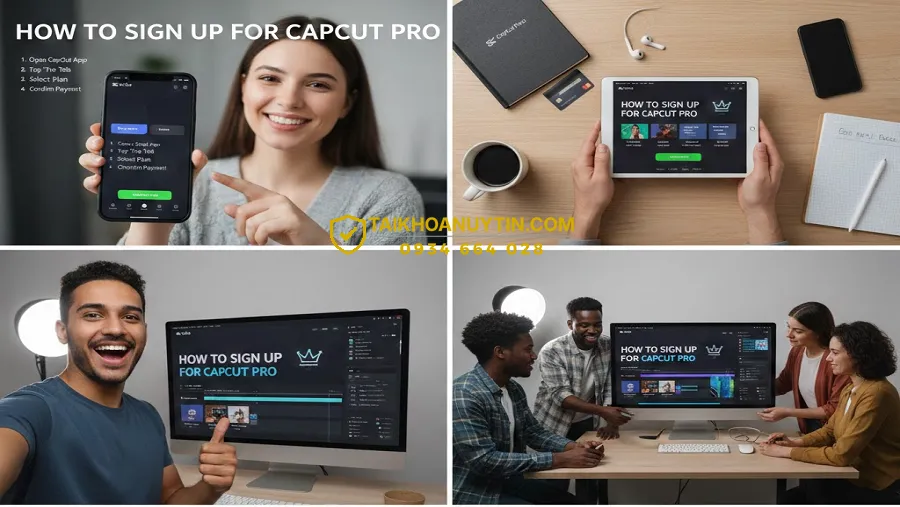 Cách Đăng Ký CapCut Pro Nhanh, An Toàn 2026