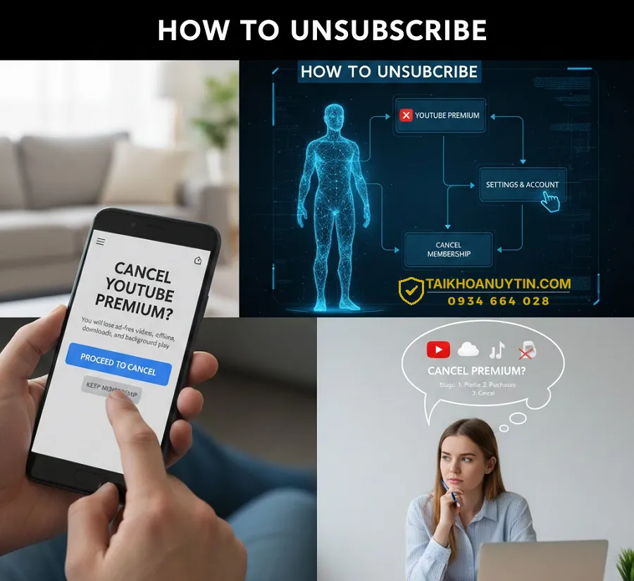 So sánh chi phí sau khi hủy YouTube Premium