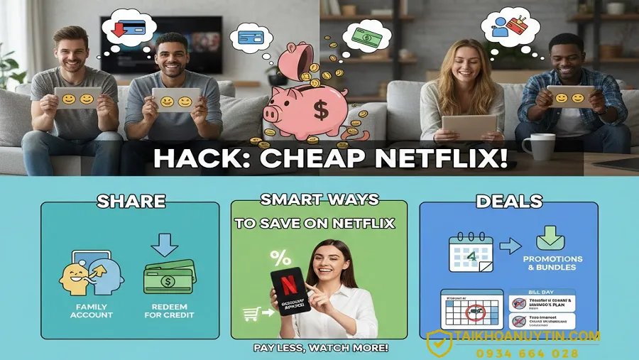 Cách mua Netflix giá rẻ tại taikhoanuytin.com an toàn, nhanh chóng, tiết kiệm nhất 2026