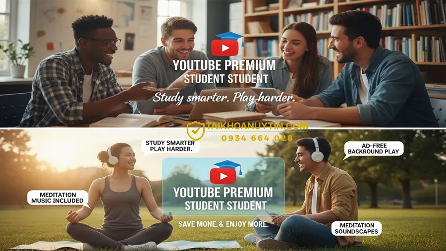 YouTube Premium sinh viên phù hợp với ai
