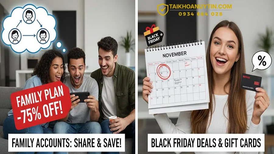 Cách mua Netflix giá rẻ tại taikhoanuytin.com chi tiết